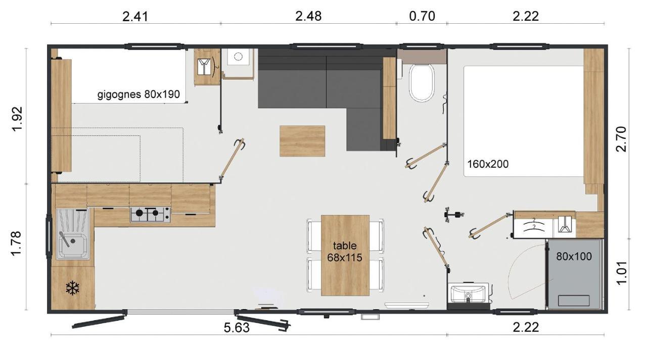 Camping L'Oso Porto-Vecchio  Eksteriør billede